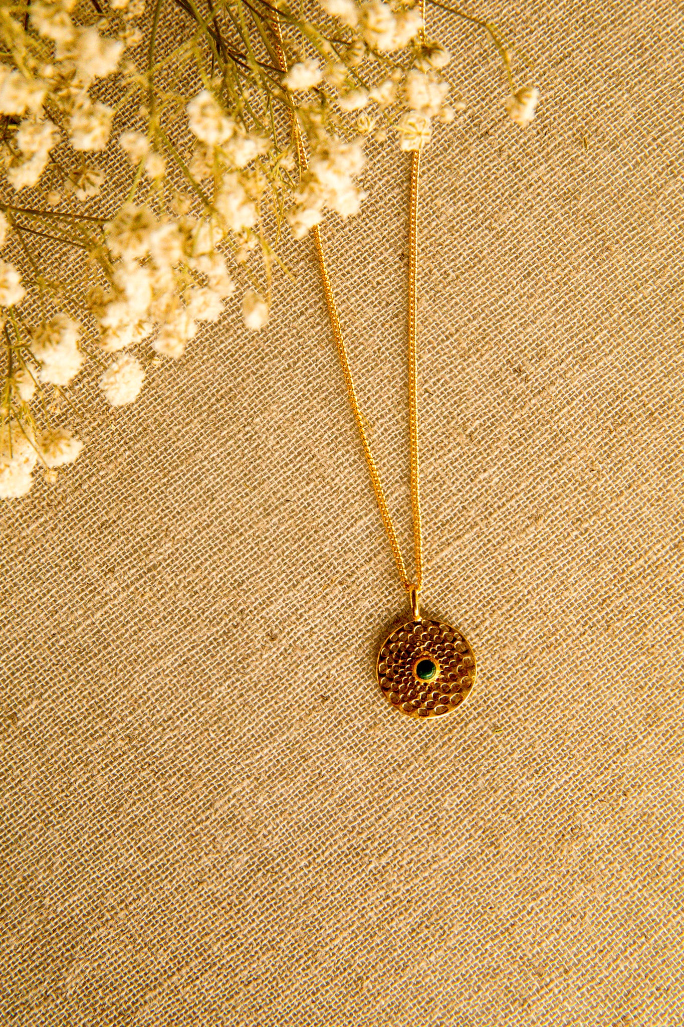 Green Gaea - Lotus Mandala Necklace