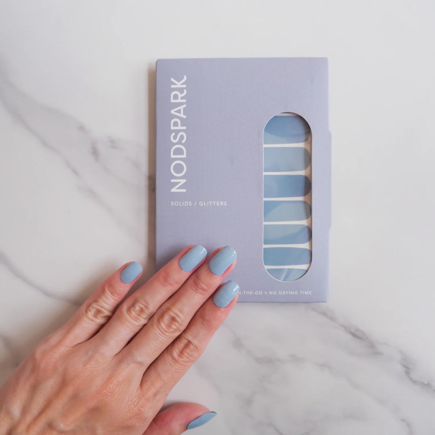 Nodspark - Nail Wraps (Classic Cornflour)